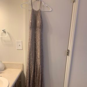 Prom dress size 3/4. Worn once. No tears or stains.